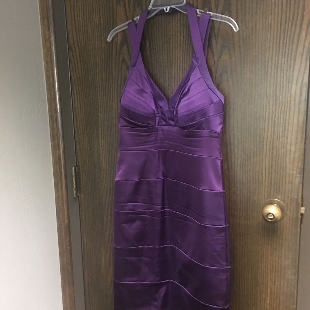 Body con dress. Midi length.